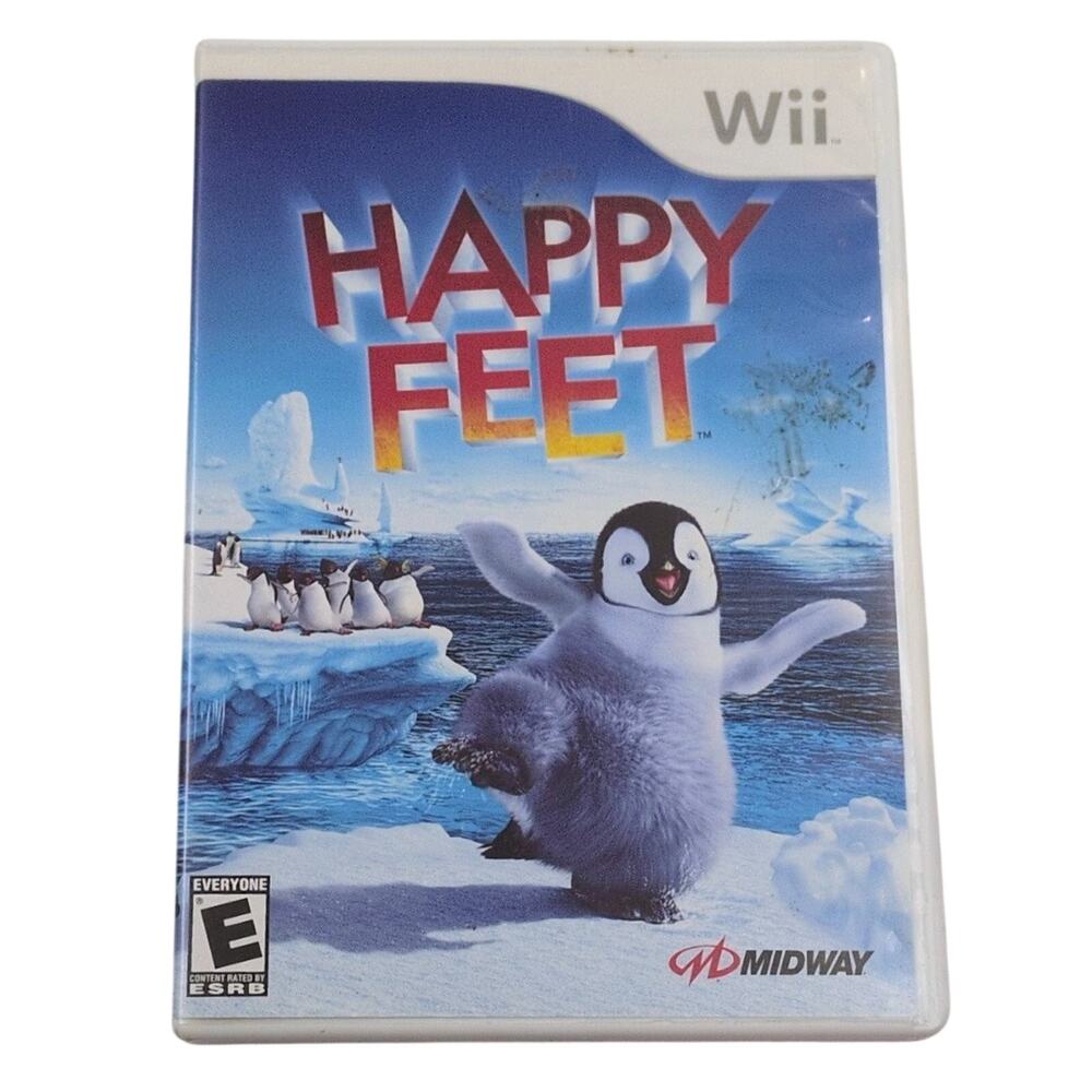 Happy Feet Nintendo Wii Video Game Adventure Family Kids Tested